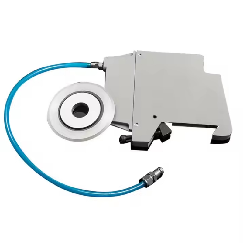 Pneumatic score cut knife holder for paper slitting