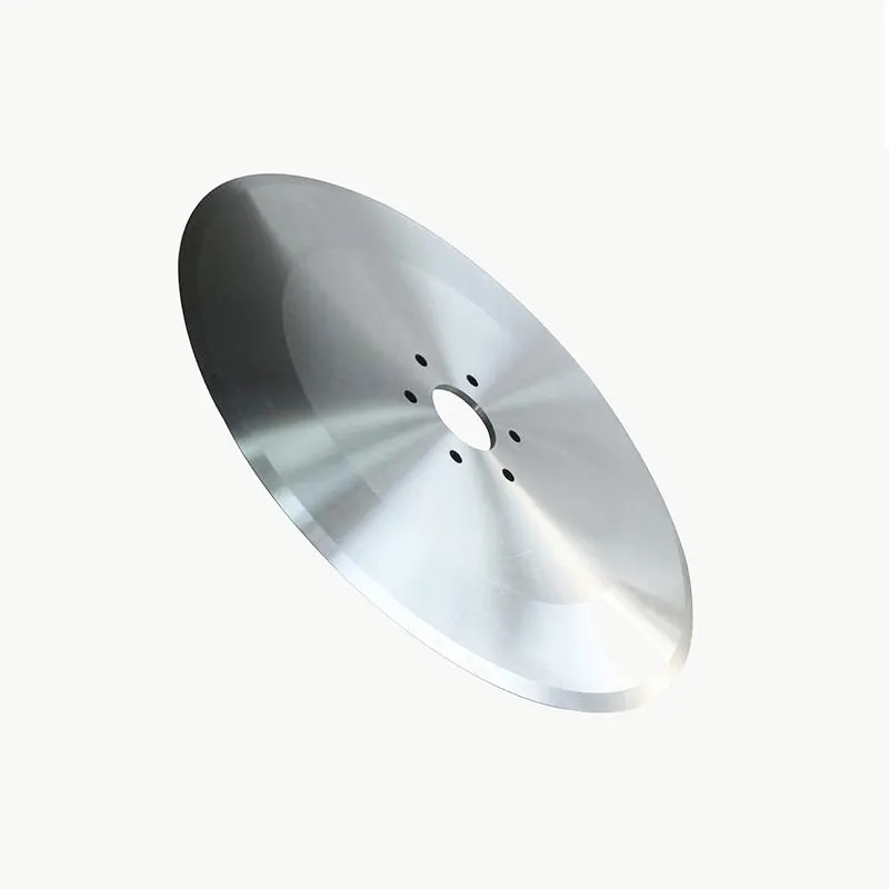 Tissue paper slitting and cutting blade knife