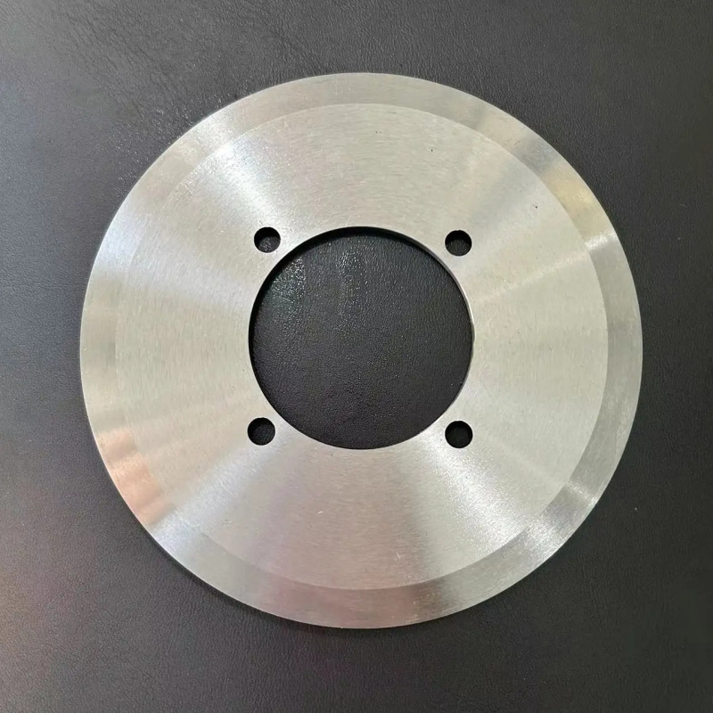 Top dish slitting blade for print paper cutting trimming